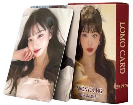 KPOPBP IVE First Album I'v IVE 55 PCS Lomo Photo Cards Kpop Gift for Fans Boys and Girls