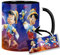 Pinocchio Tasse Innen & Henkel Schwarz Keramikbecher Mug