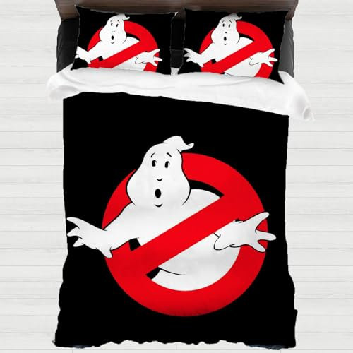 XYOK Kinder Bettwäsche 135x200CM Fanartikel Bettwäsche-Sets 3teilig Mikrofaser Bettbezüg für Erwachsene,weich, Pflegeleicht,3D Druck (Logo, 135x200cm)