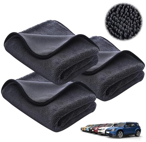 Asheyya 3PCS Bathroom Drying Cloth, Bathroom Drying Cloth 40x60cm, Thickened Absorbent Traceless and Lint-Free Car Towel