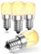 LumiGo 4 Pack E14 Oven Light Bulbs 16W, T22 E14 SES Oven Bulb 300℃ Heat Resistant Himalayan Salt Lamp Bulb Warm White 2700K 230V Dimmable for Oven, Microwave, Cooker Hood, Refrigerators, Lava Lamp