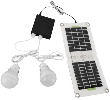 aqxreight Solarlampen-Licht, USB-Aufladung, LED, 30 W, Energiespeicherung, Solar-Camping-Licht für Hühnerstall-Wandern