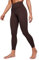 CRZ YOGA Damen Naked Feeling Sport Leggings High Wasit Sporthose Yogahose Blickdicht Lange Yoga Leggins - 64cm Heißes Fudge-Brown 40