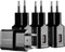 PEARL USB-Netzteil-Stecker: 4er-Set kompakte USB-Netzteile, USB-A, 5 V, 2,1 A / 10,5 W, schwarz (Ladegerät Adapter USB, USB-Strom-Adapter-Steckernetzteil)
