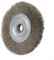 4 Inch Stainless Steel Wire Wheel Brush with Crimped Bristles for Rust Removal, Paint Stripping, Deburring, 5/8 Bore, Angle Grinder Compatible, & Home Use