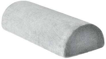 SunshineFace Cojín de espuma viscoelástica de media luna, almohada ortopédica con funda de terciopelo extraíble lavable, almohada de elevación de piernas, apoyo eficaz para cuello, rodillas, piernas y