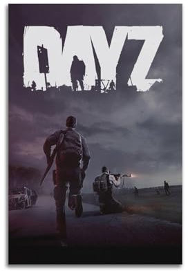 UWASCISF DayZ Spiel-Poster, Leinwand, Wandposter und modernes Kunstbild für Familienschlafzimmer, 30 x 45 cm