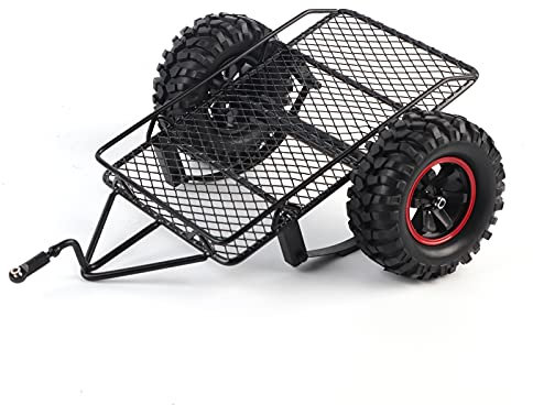 Metallmodellauto Kleiner Anhänger Haltbarer RC -Anhänger -Accessoire für Traxxas 4 Axial SCX10 D90 CC01 1/10 RC ROCKRAWLER -LKW