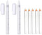 atnayo 7 Pcs White Nail Pencil Set, Tip Nail Whitening Pencil Under Nails for Diy Nail Decoration (white)