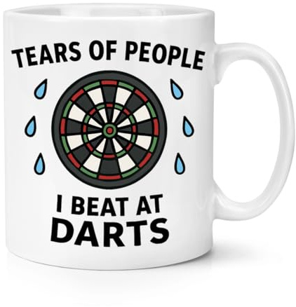 Gift Base Tears of People I Beat at Darts 10oz Mug Cup