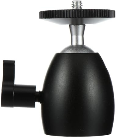 Angoily 2pcs Screw Camera Holder Bracket Rotatable Ball Head Mount for Tripod Rig LED Light Ring Light