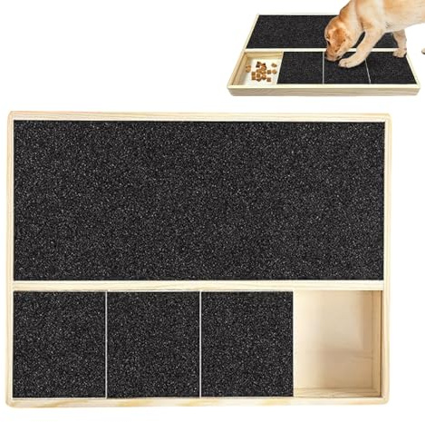 Nail Filer - Puppy Scratch Board | Pet Nail Buffer Square Filing Pad Grooming Scratch, 1.18 Inches Wood Filing Scratchboard Pads For Pet, Dog, Medium, Large