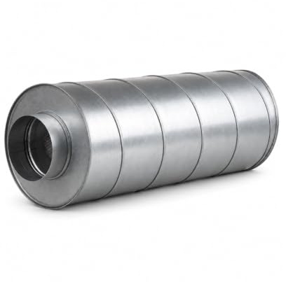 Blauberg 100mm Circular Duct Silencer 600mm for Ventilation Systems | Reduces Noise Travelling Through Ductwork, Helping Create A Quieter Ventilation System
