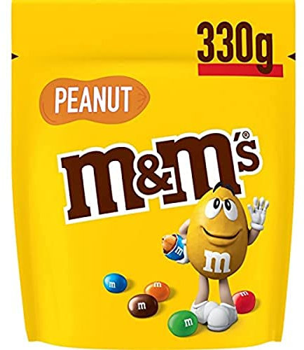 M&M's Cacahuètes, Enrobées de Chocolat au Lait, 330g