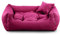 Gutekissen® Stoff Hundebett Hundeliege Hundekissen Hundeliege Hundeliege Hundeliege - Langlebige Materialien und hohe Qualität NEO (M - 80x65, Pink)