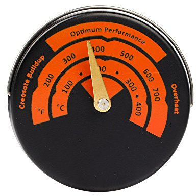 Magnetisches Ofenthermometer, Temperaturanzeige für Holzbrenner, Holzbrenner, Grill