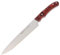 Muela Cuchillo CRIOLLO-17 hoja de acero MoVa de 17 cm y empuñadura de madera de coral para Caza, Pesca, Supervivencia y Bushcraft Realizado en Ciudad Real + Portabotellas de regalo