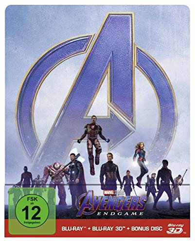 Marvel's The Avengers - Endgame - Limited Steelbook Edition (+ Blu-ray) (+ Bonus Blu-ray) [2019] [Region A & B & C]