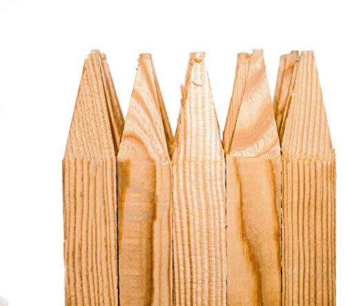 N/A Holzpfähle für Markierung, Beschilderung und Rankhilfe.