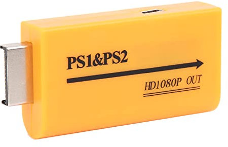 Sonew Adaptateur de convertisseur vidéo HDMI Portable PS1 vers HDMI PS2 vers Sortie Composite de Carte de Capture vidéo HDMI