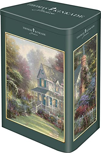 Schmidt Spiele Thomas Kinkade, Victoria Garden II, 500 Teile Puzzle in Einer Nostalgiedose
