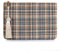 Otto Angelino Women's OTTO531 Designer Damen Clutch, Mink