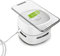 SIC Mini aspirapolvere da tavolo, caricabatterie wireless integrato, aspirapolvere ricaricabile senza fili, spazzatrice a matita, coriandoli, ufficio(Bianco A)