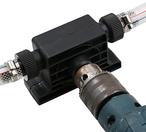 Voiakiu Electric Drill Powered Transfer Pump, Water & Fluid Priming & Transferring, Plastic Circulator Pump for Household & Garden