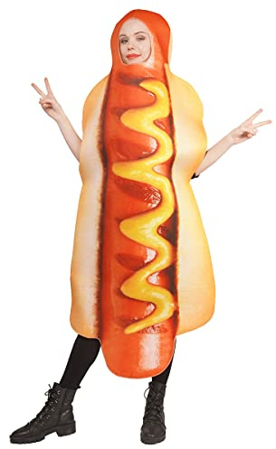 SEA HARE Unisex Erwachsene Hot Dog Overall Kostüm (One Size)