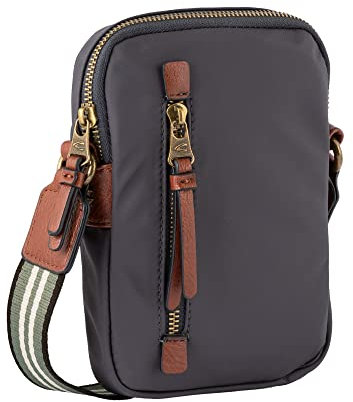 camel active Bari Damen Handytasche Umhängetasche Mittelgroß Grau