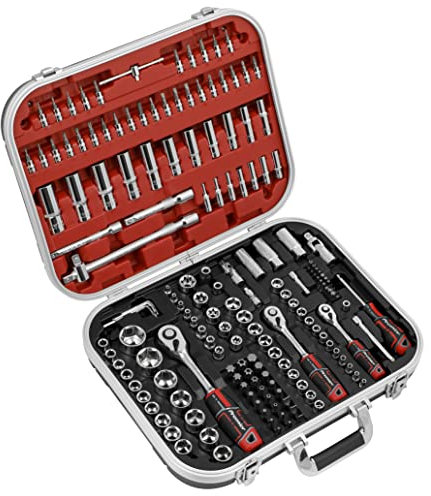 Sealey Socket Set 172pc 1/4, 3/8 & 1/2 Sq Drive WallDrive® - AK7981
