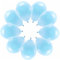 10 Luftballons Pastell Himmelblau Eco Ballons Made in EU Deko Geburtstag Kinder Erwachsene Hochzeit Party pastell himmeblaue Ballons Helium geeignet