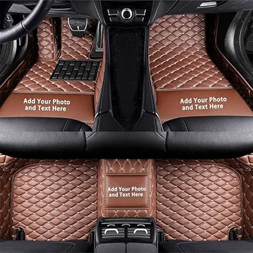 Custom Auto-Fußmatten für Mercedes Benz für A/B/C/E/S/GL/GLA/GLC/GLK/GLS-Klasse Leder Wasserdicht Abriebfest Mit Aufbewahrungstasche Auto-Fussmatten,Farben:braun