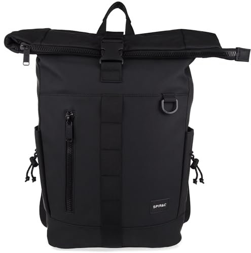 Spiral Herren Transporter Deluxe Rucksack Taschen Und Geldbörsen Schwarz ONE SIZE