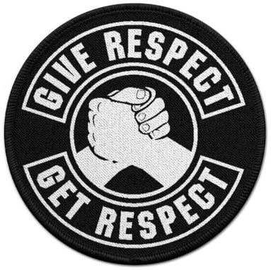 Patch Respect Biker Rocker Veteran Soldat Give Get Bruder #39748