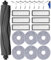 Jissta Accesorios Recambios para Xiaomi X20+/Dreame L10s Ultra /L10 Ultra Aspiradora, 1 Cepillo Principal,6 Filtros HEPA,6 Paños de Limpieza, 7 Cepillos Laterales, Repuestos para Dreame