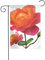 Drapeau de jardin Fleurs de lune Imprimés Drapeaux décoratifs principalement pour patios, jardins, pots de fleurs, terrasse, pelouse. 12 x 18 pouces