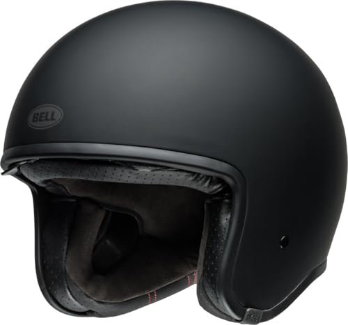 Bell TX-501 Solid ECE Jethelm – Tradition & Innovation, Moderne Features, Schutz & Komfort, Gute Belüftung, verstellbare Passform, ideal für MX & Offroad, Farbe: Matte Black, Größe: XL