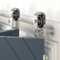 EaseLife 30 Brushed Nickel Bi-folding Sliding Barn Door Hardware Track Kit for 2 Closet Doors, Top Mount, Heavy Duty, Slide Smoothly Quietly, Easy Install