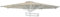 TRGCJGH Parasol Mural en aluminium, Parasol de terrasse de Jardin de Balcon, Parasol Inclinable, Protection Solaire, Etanche à la Pluie(2.2m(7.2ft),Khaki)