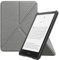 MoKo Funda para All-New Amazon 7 Kindle Paperwhite 12th Generation 2024, Funda de Soporte Origami con Carcasa Trasera Magnética de PC, Mezclilla Gris