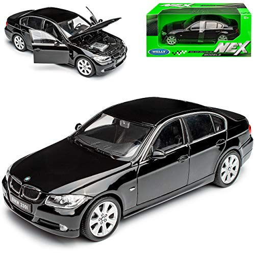 Welly B*M*W 3er E90 Limousine Schwarz 2005-2012 1/24 Modell Auto