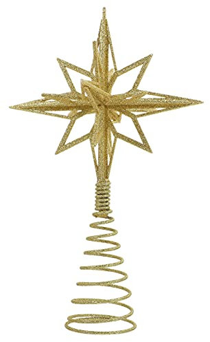 CRILSTYLEO Leuchtende Christbaumspitze Stern Festbaumspitze Weihnachtsdekoration Weihnachtsbaumspitze Weihnachtsschmuck Für Baum