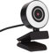 XUMIUZIY Webcam Full HD 1080p avec Micro intégré, Webcam USB 1080p avec Lumière Ringard, Web Cam Streaming HD pour PC, Ordinateur de Bureau, Plug et Play (Mise au Point Fixe 1080P)
