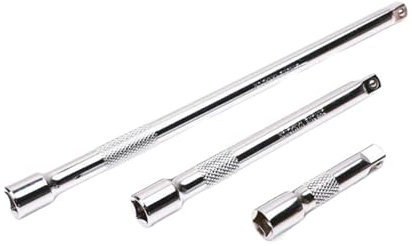 GLBMLMTHZP 3-Piece/9-Piece Extension Bar Set 1/4 Inches, 3/8 Inches And 1/2 Inches Drive Socket Extensions Socket Sockets(3pcs 3-8)