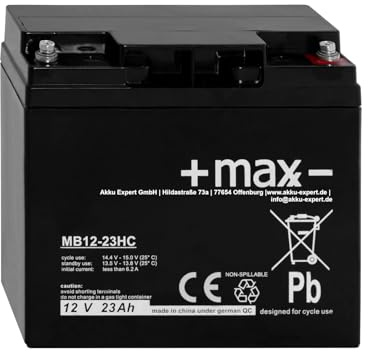 S20-12 S52232 kompatibler 12V 23Ah Akku Pb AGM Blei Batterie zyklenfest