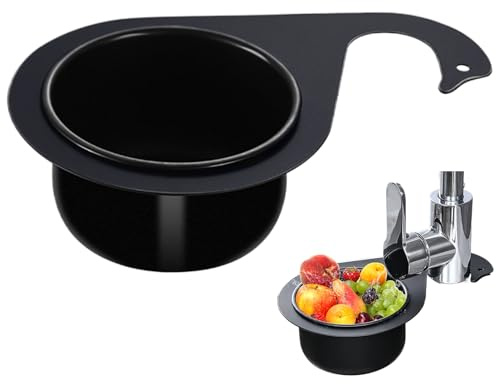 Sink Strainer Basket, Corner Sink Strainer - Food Strainer for Kitchen - Stainless Steel Basket Side Drain