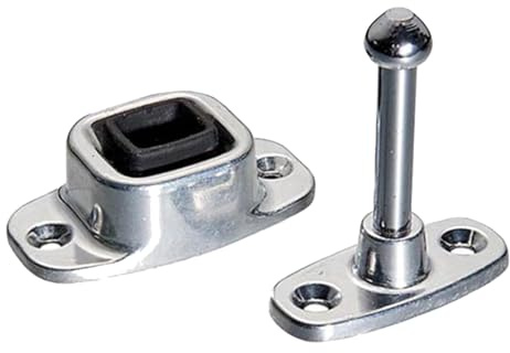 RV Door Latch Holder - Entry Door Catch For RV Trailer | Rubber And | Aluminum Alloy With Secure Grip Design, Stopper Hook, For Vehicle, Motorhome, Travel, Outdoor Cabin, Garage