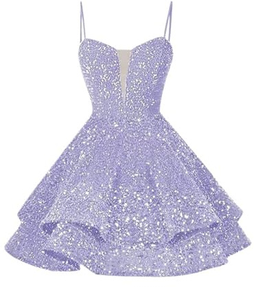 Lentejuelas Vestido de Noche Mujer Vestido Corto Con Tirantes Para Fiesta De Fiesta Formal Ocasiones