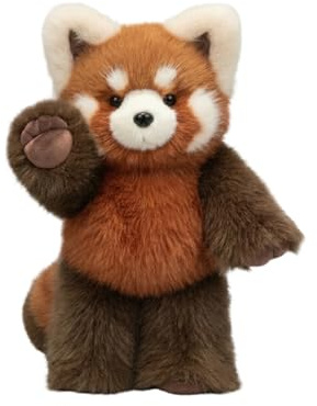 Roter Panda Kuscheltier, Stofftier Plüschtier 50cm, Flauschiger Red Panda Plüsch Kissen Spielzeug für Spielen, Sammeln, Kuscheln, Geburtstagsgeschenk für Erwachsene Kinder 3+ Jahre